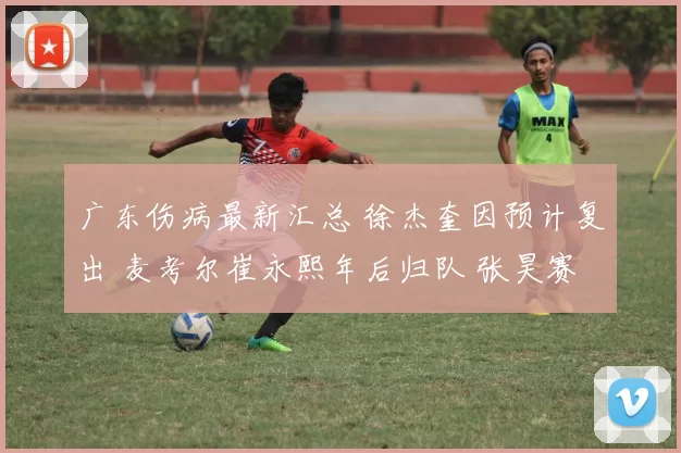 广东伤病最新汇总 徐杰奎因预计复出 麦考尔崔永熙年后归队 张昊赛季报销