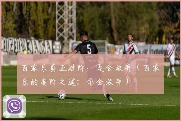 百家乐真正进阶，是会放弃（百家乐的高阶之道：学会放弃）