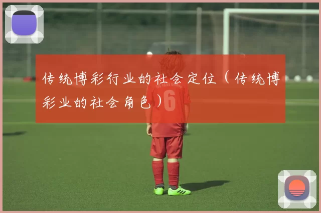 传统博彩行业的社会定位（传统博彩业的社会角色）