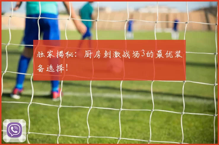 独家揭秘：厨房刺激战场3的最优装备选择！